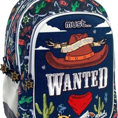 Must Rugzak, Wanted Glow in the Dark - 43 x 32 x 18 cm - Polyester