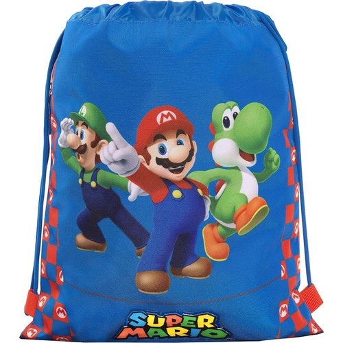 Super Mario Gymbag, Mushroom Kingdom - 42 x 34 cm - Polyester