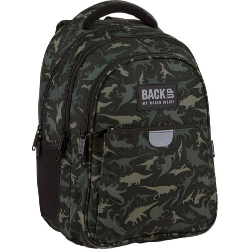 BackUP Rugzak Camouflage Dino - 39 x 27 x 20 cm - Polyester