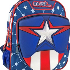 Marvel Avengers Rugzak, Captain America - 31 x 27 x 10 cm - Polyester