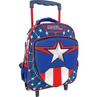 Marvel Avengers Rugzak Trolley, Captain America - 31 x 27 x 10 cm - Polyester