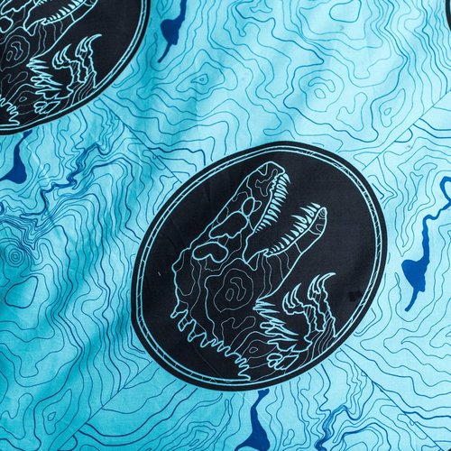 Jurassic World Dekbedovertrek Tracker Glow in the Dark - (Let op - Met extra grote sloop 70x90cm) - Katoen
