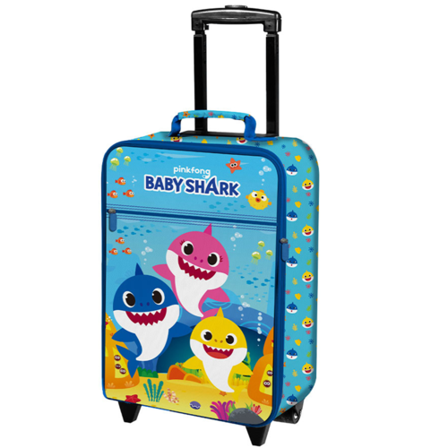 Baby Shark Trolley Ocean - 52 x 34 x 16 cm - Polyester