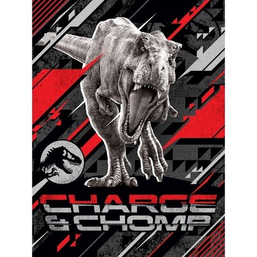 Jurassic World Fleece deken Charge - 130 x 170 cm - Polyester