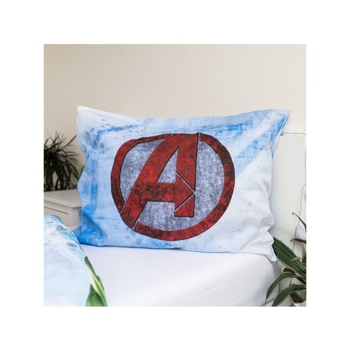 Marvel Avengers Dekbedovertrek, Heroes - (Let op - Met extra grote sloop 70x90cm) - Katoen