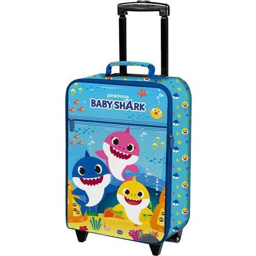 Baby Shark Trolley Ocean - 52 x 34 x 16 cm - Polyester