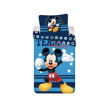 Disney Mickey Mouse Dekbedovertrek, Team - (Let op - Met extra grote sloop 70x90cm) - Katoen