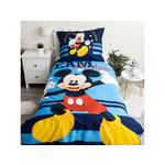 Disney Mickey Mouse Dekbedovertrek, Team - (Let op - Met extra grote sloop 70x90cm) - Katoen