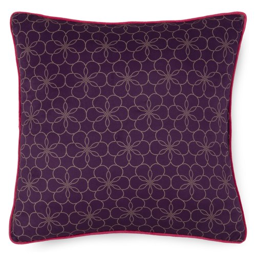 HIP Gevuld kussen Miska - 1-48x48 polyester nr.30493 bordeaux