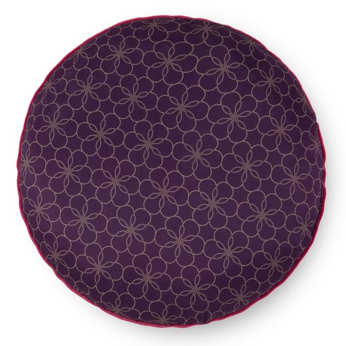 HIP Gevuld kussen Miska - 55cm diameter polyester nr.30493 bordeaux