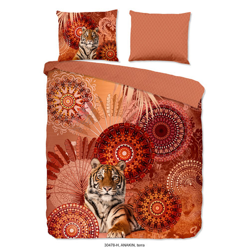 HIP Dekbedovertrek Anakin - katoen-satijn no.30478 terra - inclusief kussensloop/kussenslopen