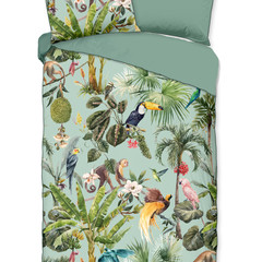 Descanso Dekbedovertrek Ignadi - organic nr.30536 groen