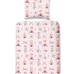 Good morning Dekbedovertrek Boho - 140x220 kids - nr.30689 multi - 100% katoen