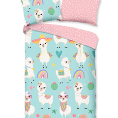 Good morning Dekbedovertrek Kids - Lamalife nr.30567 multi