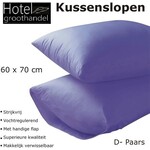 hotelgroothandel.nl Set van 4 stuks Kussenslopen A20 |  Paars Katoen 100% Katoenen | 60x70/17cm