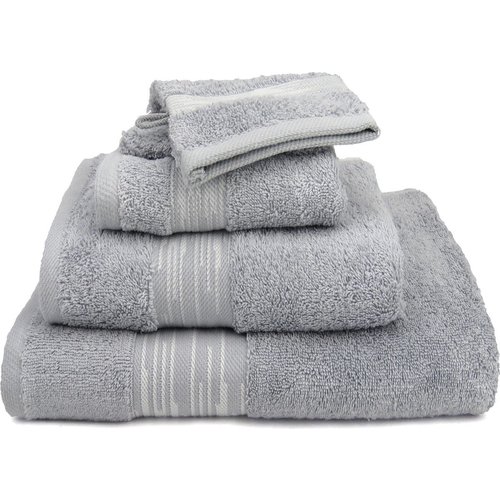 hotelgroothandel.nl 12 Stuks - super voordeel pak Washandjes - set van Essentials15x22cm grijs 100% katoen