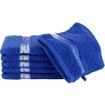 hotelgroothandel.nl 12 Stuks - super voordeel pak Washandjes  - set van Essentials15x22cm blauw 100% katoen