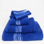 hotelgroothandel.nl 4 Pack Handdoeken - (4 stuks) Essentials 550g. M² 50x100cm blauw - Katoen badstof