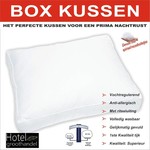 hotelgroothandel.nl 2 Pack Box Hoofdkussen - (2 stuks) 50x60 /10cm - tijk 100% katoen Perkal