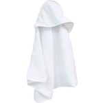 hotelgroothandel.nl 2-Pack Baby Handdoeken wit - lieveheersbeestje - 75x75 cm - Badcape met capuchon - 400g.m² 100% katoen