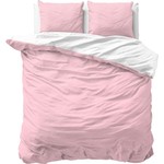Zensation Dekbedovertrek Twin Face Roze/Wit