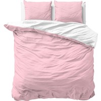 Zensation Dekbedovertrek Twin Face Roze/Wit
