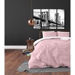 Sleeptime Dekbedovertrek Twin Face Roze/Wit