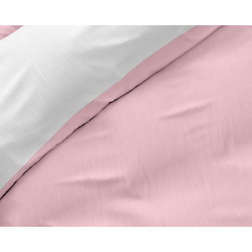 Sleeptime Dekbedovertrek Twin Face Roze/Wit