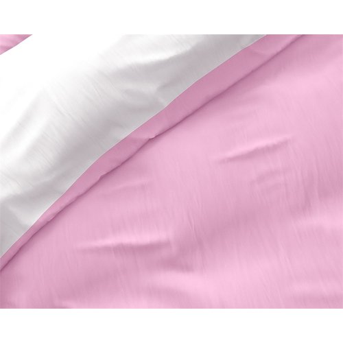 Sleeptime Dekbedovertrek Twin Face Roze/Wit