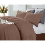 Sleeptime Bedsprei Wave - 260 x 250 + 2 kussenslopen 60x70 - Taupe