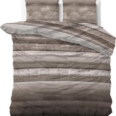 Sleeptime Dekbedovertrek Marcus Taupe - inclusief kussensloop/kussenslopen