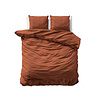 Primaviera DeLuxe Uni Satijn Dekbedovertrek Bruin 140 x 200/220 - 100% Katoen Satijn
