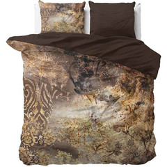 Dreamhouse Dekbedovertrek Inferno Taupe -100% Katoen Satijn