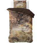 Dreamhouse Dekbedovertrek Inferno Taupe -100% Katoen Satijn