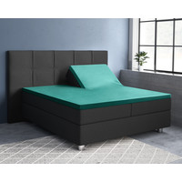 Primaviera DeLuxe Splittopper Satijn Hoeslaken Donker Groen