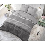 Sleeptime Dekbedovertrek Stone Stripe Grey - Cotton Blended
