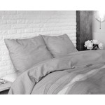 Sleeptime Dekbedovertrek Stone Stripe Grey - Cotton Blended