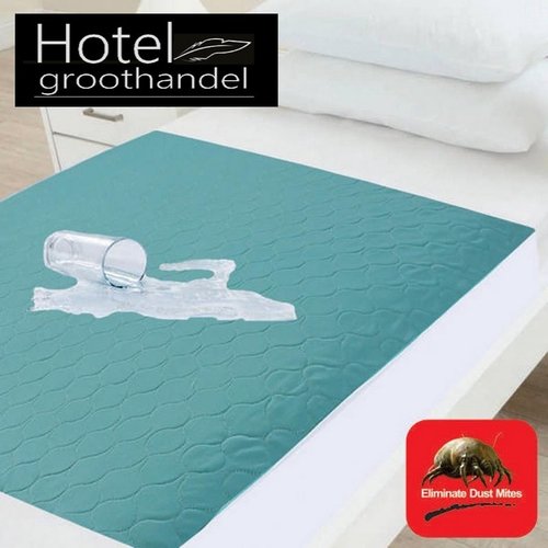 hotelgroothandel.nl Wasbare incontinentie bedonderlegger 4 laags met instopstrook waterdicht TPU 90x85 cm - 1 stuks