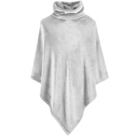 Moodit Poncho Huggle, Zilver - 80 x 80 cm - Polyester