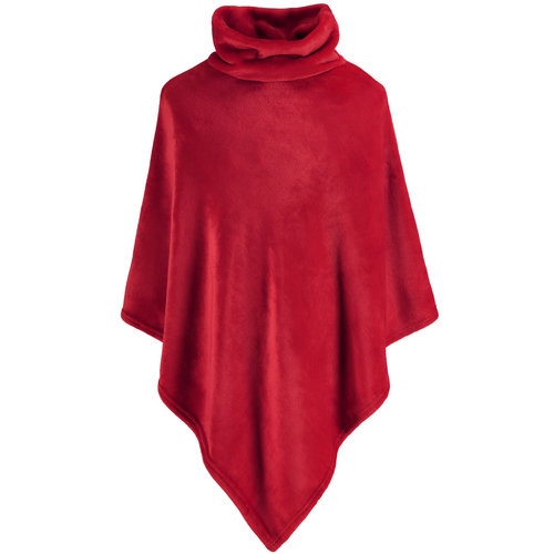 Moodit Poncho Huggle, Robijn Rood - 80 x 80 cm - Polyester