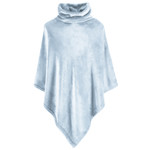 Moodit Poncho Huggle, Mist Blauw - 80 x 80 cm - Polyester