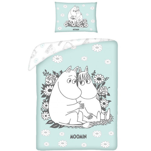 Moomin BABY Dekbedovertrek - 100 x 135 cm - Katoen