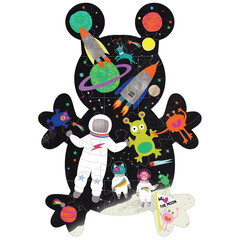 Floss & Rock Puzzel, Ruimtevaart - 20 stukjes - 29 x 41 cm