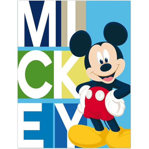 Disney Mickey Mouse Fleeceplaid - 140 x 100 - Polyester
