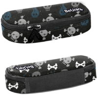 BeUniq Etui, Skull - 23 x 10 x 5 cm - Polyester