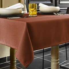 De Witte Lietaer Tafellaken, Gibson Terracotta - 100% Polyester