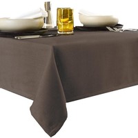 De Witte Lietaer Tafellaken Gibson Chocolate 145 x 260 cm  - Polyester