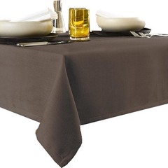 De Witte Lietaer Tafellaken Gibson Chocolate 145 x 260 cm  - Polyester