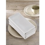 De Witte Lietaer Servetten, Kalahari Grijs / Wit (4 st.) - 51 x 51 cm - 100% Katoen