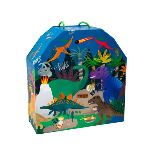 Floss & Rock Speeldoos Dino - 28,5 x 27,5 x 10 cm